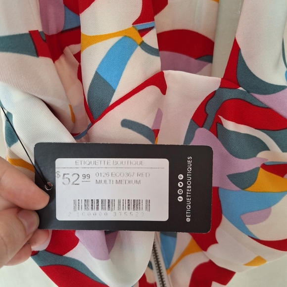 Etiquette Multicolor Halter Top Bralet - Picture 3 of 7